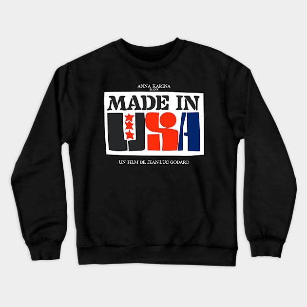 Made in USA Crewneck Sweatshirt by DrumRollDesigns